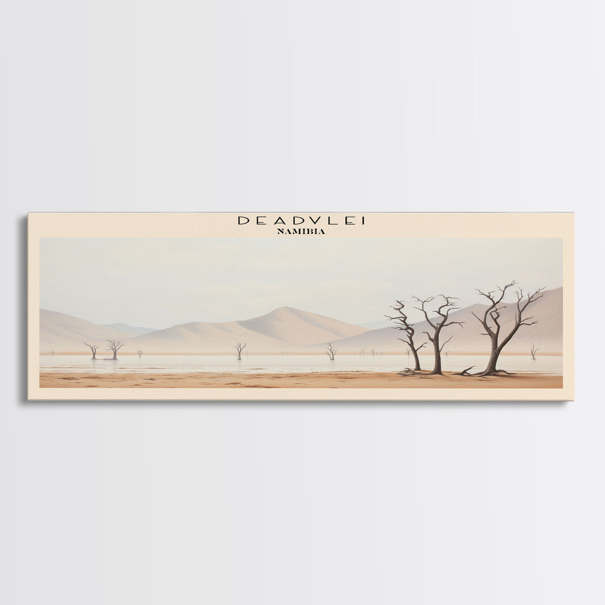 Deadvlei Travel Poster Print, Framed Canvas Wall Art, Metal Wall Art, COUNTRY art, Gift For Him, Travel Wall Art, Travel Lover Gift