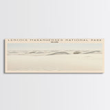 Lencois Maranhenses National Park COUNTRY Travel Poster Print, Framed Canvas Print, COUNTRY Travel Art, Wood Framed Art, Wall Hanging, Home Decor