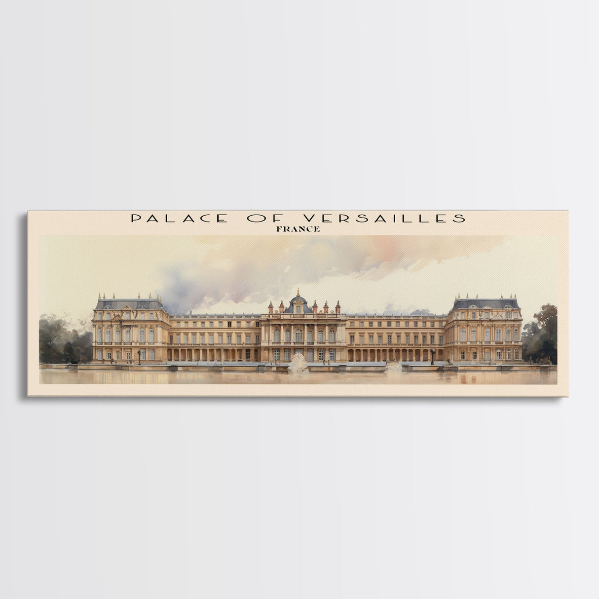 Palace of Versailles Wall Art Travel Poster Print, Gift For Travel Lover, Vacation Gift, COUNTRY Wall Art, Home Decor, Original Art