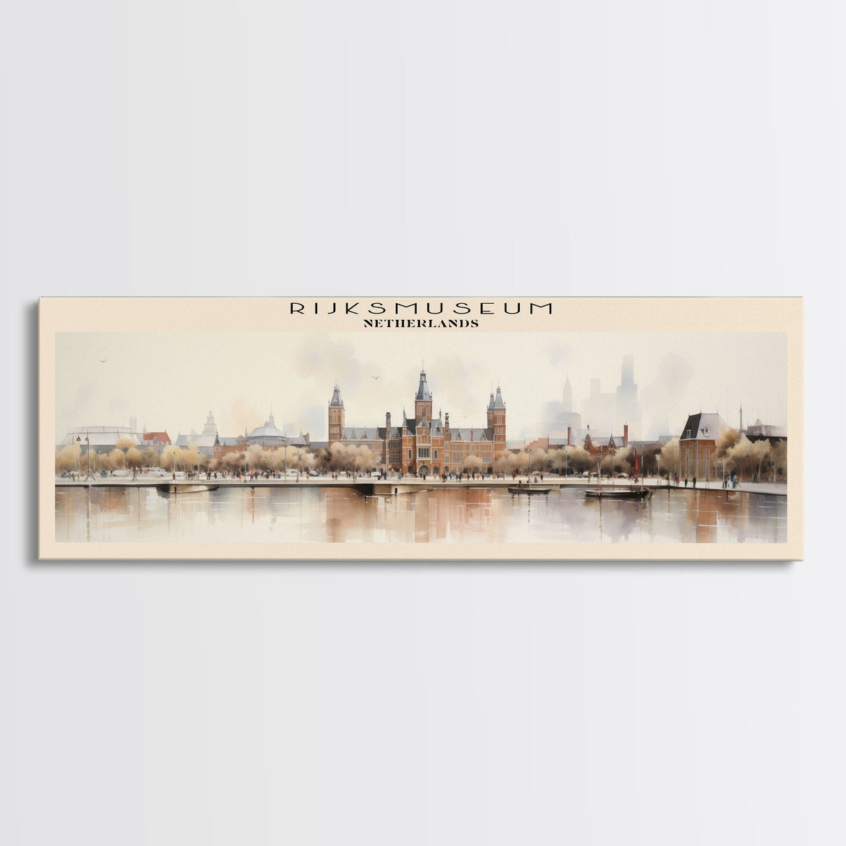 Rijksmuseum COUNTRY Travel Poster Print, Framed Canvas Print, COUNTRY Travel Art, Wood Framed Art, Wall Hanging, Home Decor