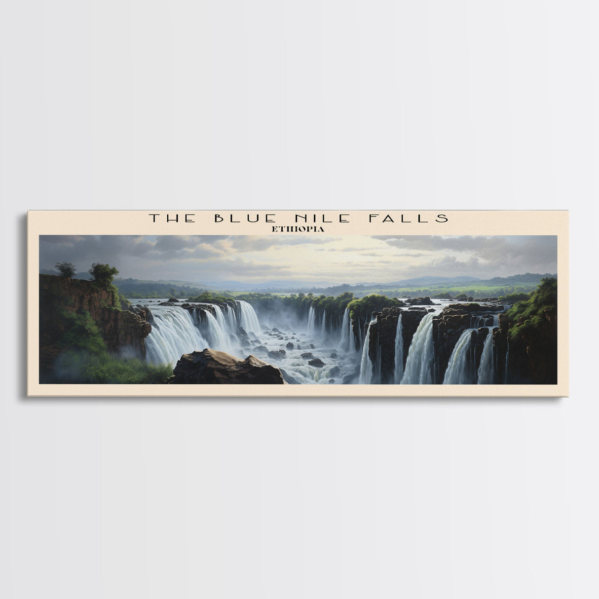 The Blue Nile Falls Wall Art Travel Poster Print, Gift For Travel Lover, Vacation Gift, COUNTRY Wall Art, Home Decor, Original Art