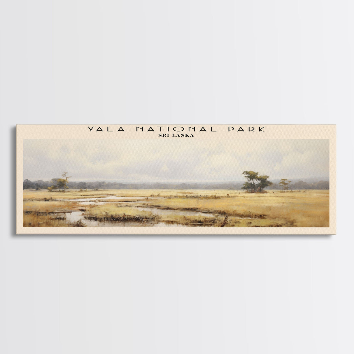 Yala National Park Wall Art Travel Poster Print, Gift For Travel Lover, Vacation Gift, COUNTRY Wall Art, Home Decor, Original Art