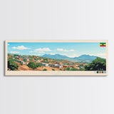 Dire Dawa, Ethiopia Travel Poster Panoramic Canvas Print, Dire Dawa, Ethiopia Painting, Ethiopia Art, Dire Dawa Travel Art, Guest Room Painting