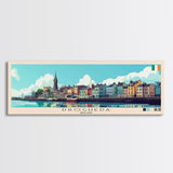 Drogheda, Ireland Panoramic Travel Poster Canvas Print, Drogheda, Ireland Painting, Ireland Art, Drogheda Travel Art, Guest Room Painting