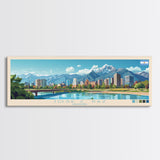 Jose C. Paz, Argentina Travel Poster Panoramic Canvas Print, Jose C. Paz, Argentina Painting, Argentina Art, Jose C. Paz Travel Art, Guest Room Painting