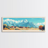 Merlo, Argentina Travel Poster Panoramic Canvas Print, Merlo, Argentina Painting, Argentina Art, Merlo Travel Art, Guest Room Painting