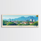 Panoramic Travel Poster Mutare, Zimbabwe Canvas Print, Mutare, Zimbabwe Painting, Zimbabwe Art, Mutare Travel Art, Guest Room Painting