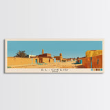 El-Obeid,  Sudan Panoramic Canvas Print, El-Obeid,  Sudan Painting,  Sudan Art, El-Obeid Travel Poster, Travel Art, Vacation Gift