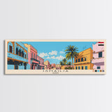 Ismailia, Egypt Panoramic Canvas Print, Ismailia, Egypt Painting, Egypt Art, Ismailia Travel Poster, Travel Art, Guest Room Painting