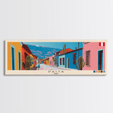 Paita, Peru Panoramic Canvas Print, Paita, Peru Painting, Peru Art, Paita Travel Poster, Travel Art, Guest Room Painting