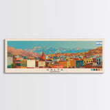 Salta, Argentina Panoramic Canvas Print, Salta, Argentina Painting, Argentina Art, Salta Travel Poster, Travel Art, Living Room Painting