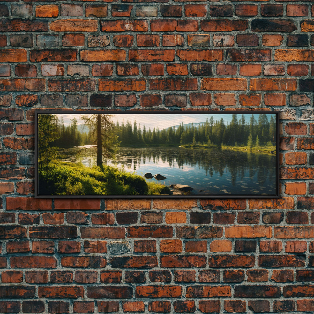 Panoramic of Finnish Lapland In Summer, Extra Large Wall Art, Panoramic Wall Art, Panoramic Print, Landscape Photography, Landscape Print