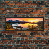 Panoramic of Glacier Bay National Park , Extra Large Wall Art, Panoramic Wall Art, Panoramic Landscape Print, Landscape Photography