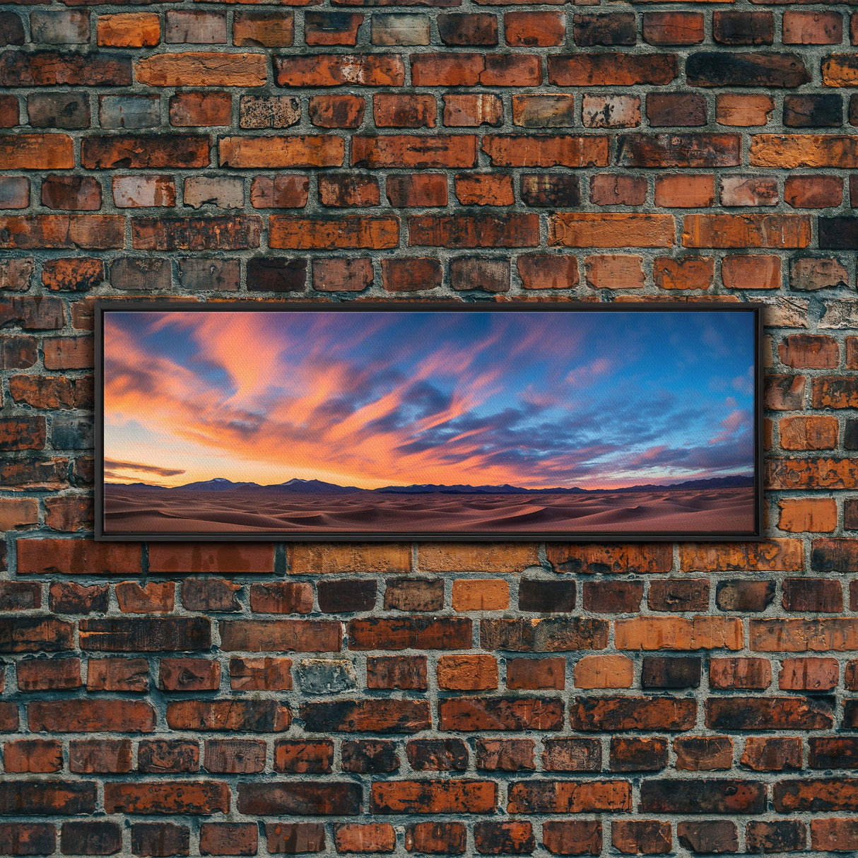 Panoramic of Great Sand Dunes National Park, Extra Large Wall Art, Panoramic Wall Art, Panoramic Landscape Print, Landscape Photography