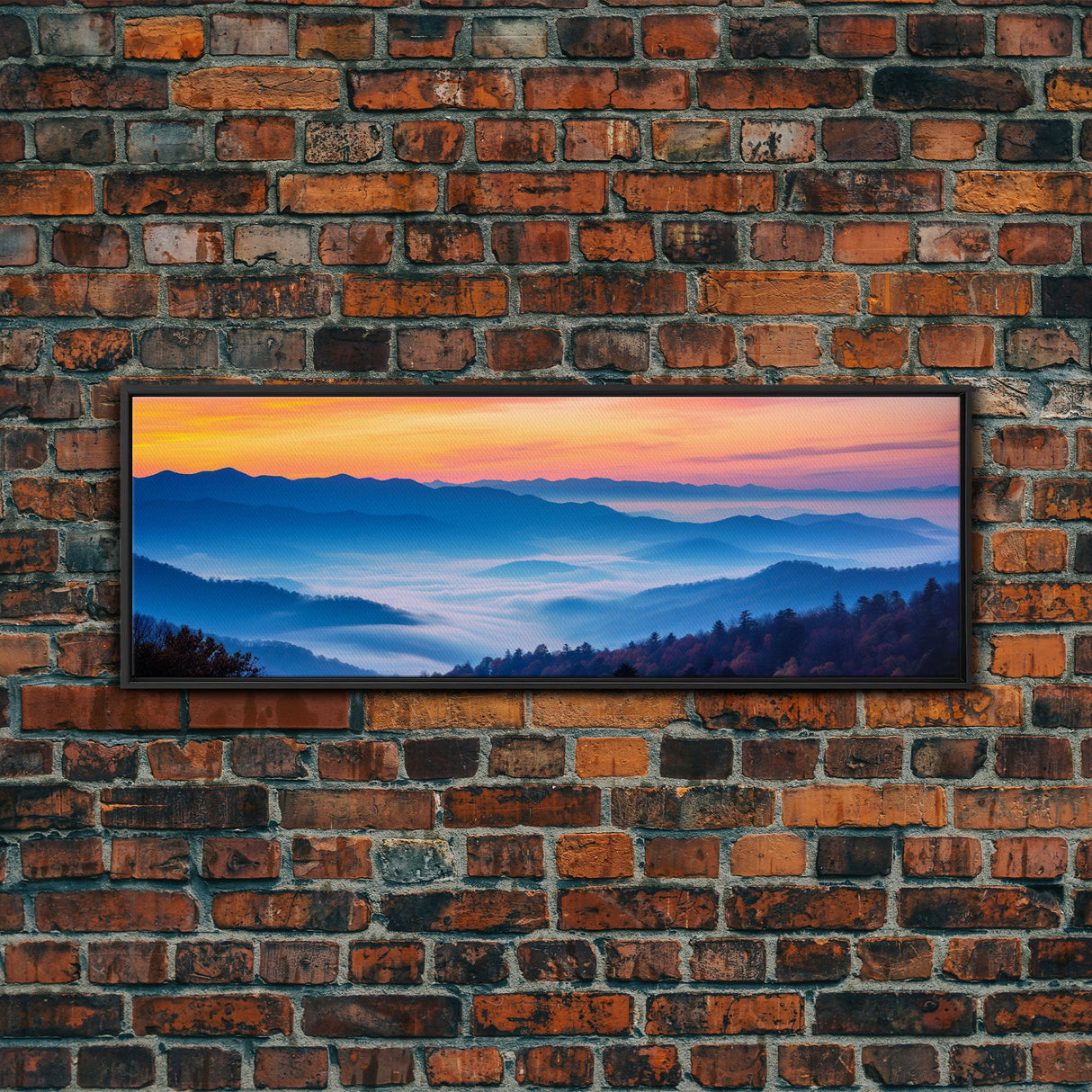 Panoramic of Great Smoky Mountains National Park, Extra Large Wall Art, Panoramic Wall Art, Panoramic Landscape Print, Landscape Photography