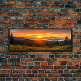 Panoramic of Great Smoky Mountains National Park, Extra Large Wall Art, Panoramic Wall Art, Panoramic Print, Landscape Photography Landscape