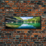 Panoramic of Hamilton Pool Texas, Extra Large Wall Art, Panoramic Wall Art, Panoramic Landscape Print, Landscape Photography