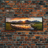 Panoramic Print of Katmai National Park, Extra Large Wall Art, Panoramic Wall Art, Panoramic Landscape Print, Landscape Photography