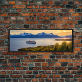 Panoramic Print of Katmai National Park, Extra Large Wall Art, Panoramic Wall Art, Panoramic Landscape Print, Landscape Photography