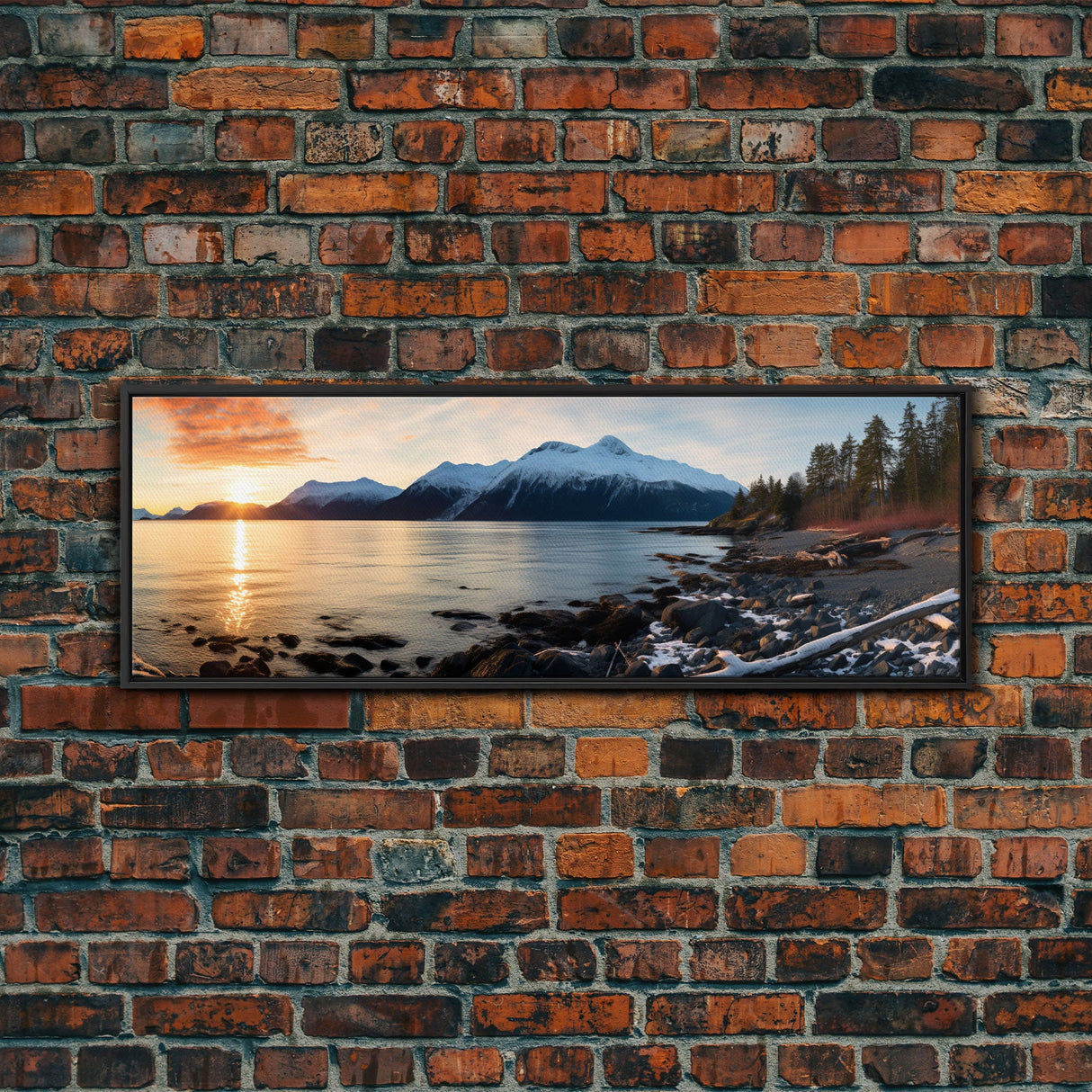 Panoramic Print of Kenai Fjords National Park, Extra Large Wall Art, Panoramic Wall Art, Panoramic Landscape Print, Landscape Photography