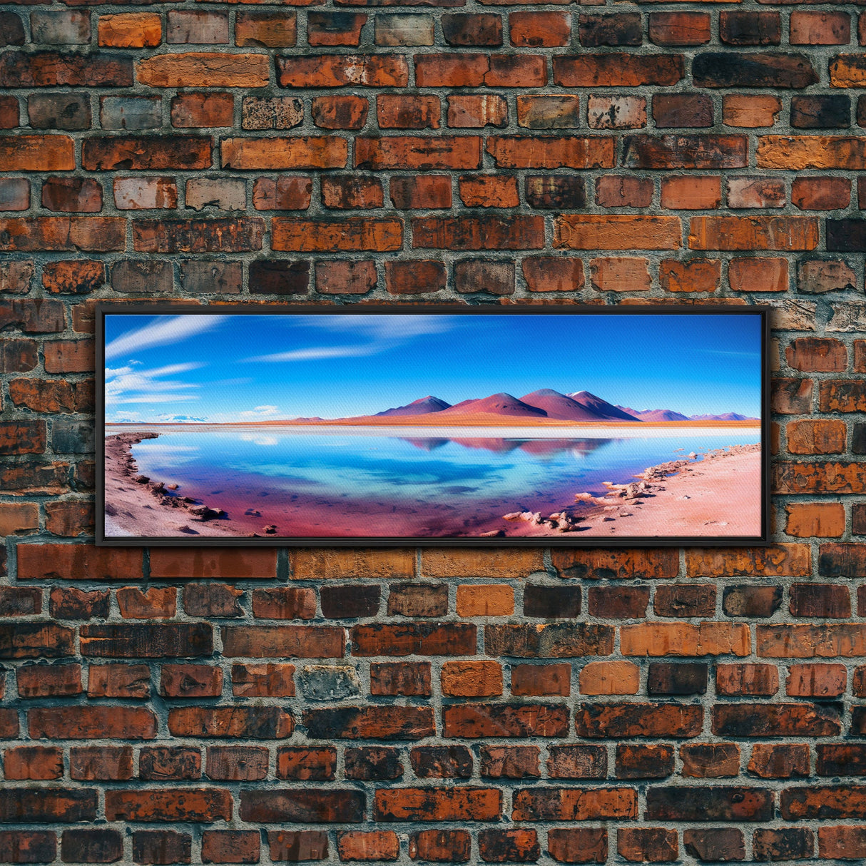 Panoramic Print of Laguna Colorada Salt Flats, Extra Large Wall Art, Panoramic Wall Art, Panoramic Landscape Print, Landscape Photography