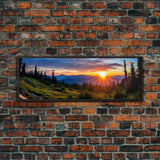 Panoramic of Olympic National Park, Extra Large Wall Art, Panoramic Wall Art, Panoramic Print, Landscape Photography Landscape