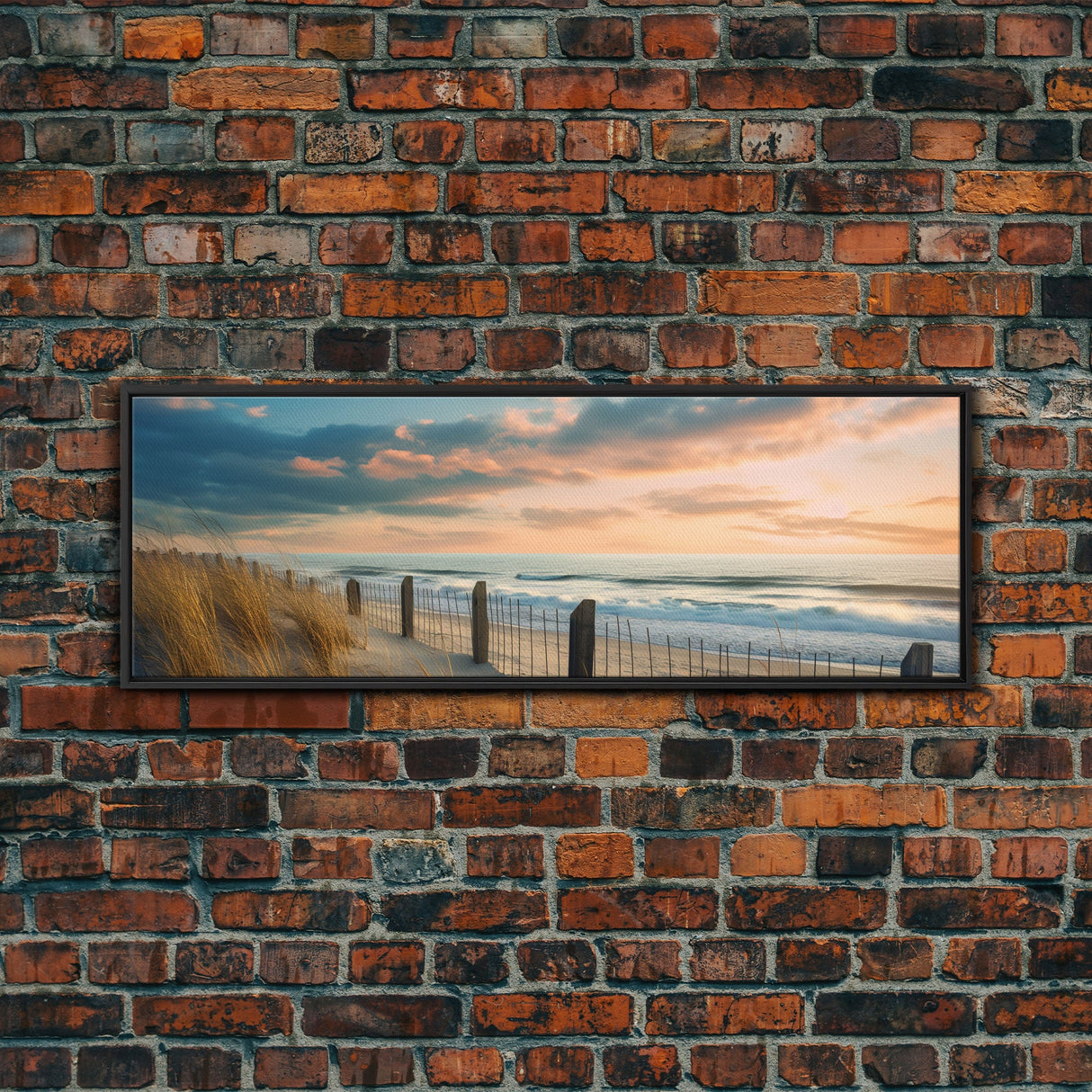 Panoramic Print of The Outer Banks, Beach Art, Extra Large Wall Art, Panoramic Wall Art, Panoramic Landscape Print, Landscape Photography