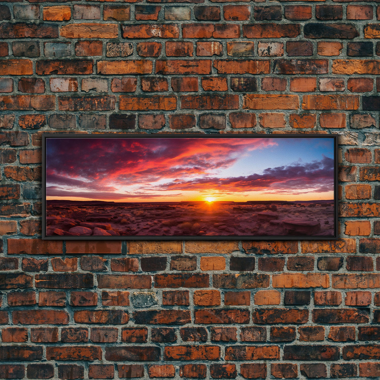 Panoramic Print of Petrified Forest National Park Extra Large Wall Art, Panoramic Wall Art, Panoramic Landscape Print, Landscape Photography