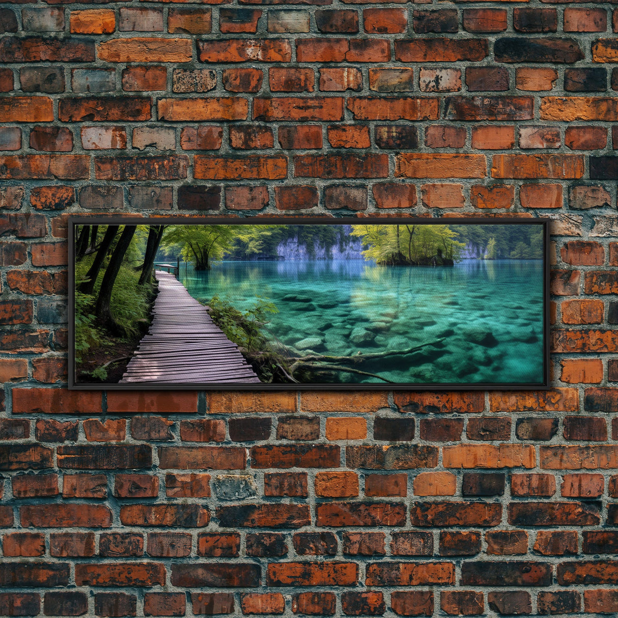 Panoramic Print of Plitvice Lakes Park Croatia Extra Large Wall Art, Panoramic Wall Art, Panoramic Landscape Print, Landscape Photography