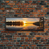 Panoramic Print of Voyageurs National Park, Extra Large Wall Art, Panoramic Wall Art, Panoramic Landscape Print, Landscape Photography