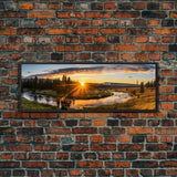 Panoramic Print of Yellowstone National Park, Extra Large Wall Art, Panoramic Wall Art, Panoramic Landscape Print, Landscape Photography