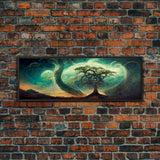 Tree Of Life, Abstract Trees Roots Nature Green Fine Art Print, Wall Art Print, Wall Décor, Wall Poster, Fantasy Art