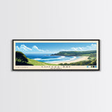 Coffee Bay, South Africa Panoramic Print, Vacation Gift, South Africa Wall Art, Beach Painting, Beach Decor, Beach Or Lakehouse Art