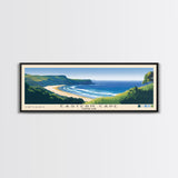 Eastern Cape, Coffee Bay Panoramic Beach Print, Vacation Gift, Coffee Bay Wall Art, Beach Painting, Beach Decor, Beach Painting