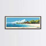 Gili Meno, Indonesia Panoramic Beach Print, Vacation Gift, Indonesia Wall Art, Beach Painting, Beach Decor, Beach Painting