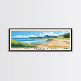 Hot Water Beach, New Zealand Panoramic Print, Vacation Gift, New Zealand Wall Art, Beach Painting, Beach Decor, Beach Or Lakehouse Art