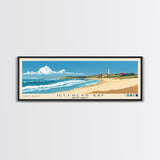 Jeffreys Bay, South Africa Panoramic Beach Print, Vacation Gift, South Africa Wall Art, Beach Painting, Beach Decor, Beach Painting