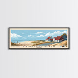 Langeoog Beach, Germany Panoramic Print, Vacation Gift, Germany Wall Art, Beach Painting, Beach Decor, Beach Or Lakehouse Art