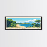 Likoma Island, Malawi Panoramic Print, Vacation Gift, Malawi Wall Art, Beach Painting, Beach Decor, Large Wall Art, Wood Frame Art