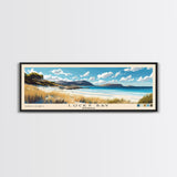 Lucky Bay, Australia Panoramic Print, Vacation Gift, Australia Wall Art, Beach Painting, Beach Decor, Beach Or Lakehouse Art