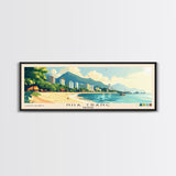 Nha Trang, Vietnam Panoramic Print, Vacation Gift, Vietnam Wall Art, Beach Painting, Beach Decor, Large Wall Art, Wood Frame Art