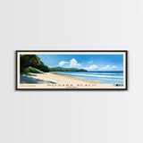 Nosara Beach, Costa Rica Panoramic Print, Vacation Gift, Costa Rica Wall Art, Beach Painting, Beach Decor, Beach Or Lakehouse Art