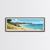 Plage de Piémanson, France Panoramic Print, Vacation Gift, France Wall Art, Beach Painting, Beach Decor, Beach Or Lakehouse Art