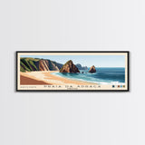 Praia da Adraga, Portugal Panoramic Print, Vacation Gift, Portugal Wall Art, Beach Painting, Beach Decor, Beach Or Lakehouse Art