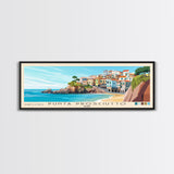 Punta Prosciutto, Italy Panoramic Beach Print, Vacation Gift, Italy Wall Art, Beach Painting, Beach Decor, Beach Painting