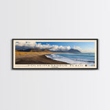 Solheimasandur Beach, Iceland Panoramic Print, Vacation Gift, Iceland Wall Art, Beach Painting, Beach Decor, Beach Or Lakehouse Art