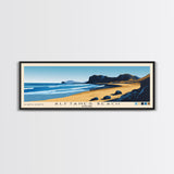 Álftanes Beach, Iceland Panoramic Print, Vacation Gift, Iceland Wall Art, Beach Painting, Beach Decor, Large Wall Art, Wood Frame Art