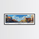 Springfield Missouri Travel Poster, Framed Canvas Print, Wall Art, Home Decor, Travel Print, Office Decor, Living Room Art, Gift Idea