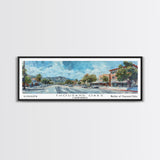 Thousand Oaks California Travel Poster, Framed Canvas Print, Wall Art, Home Decor, Travel Print, Office Decor, Living Room Art, Gift Idea