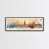 Czestochowa Poland Travel Art, City Art, Framed Canvas Print or Metal Wall Art, Europe Travel Poster, Panoramic Wall Art, Extra Wide Wall Art